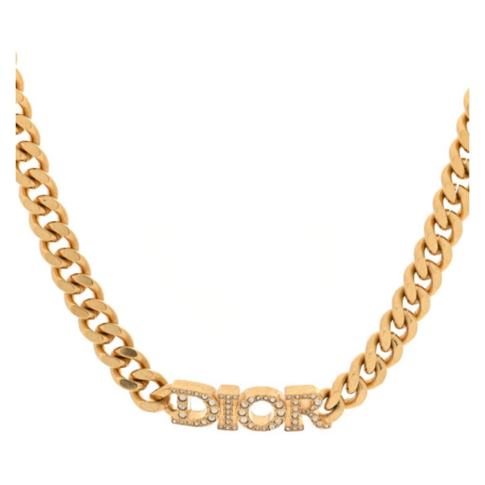 Dior Gold Chain Necklace